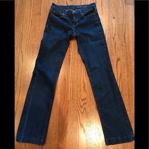 Gap Premium Long and Lean blue jeans, sz 0/24R